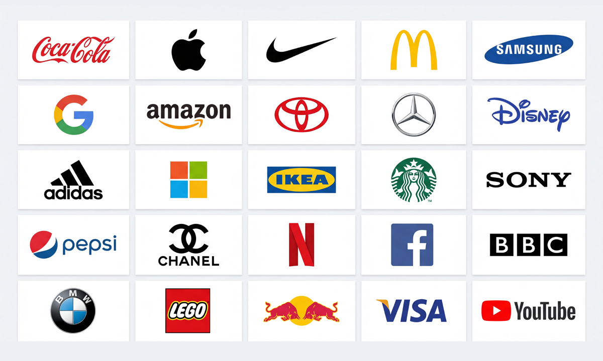 famous brand logos collection 1